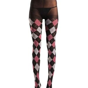 Plus size - Argyle Tights